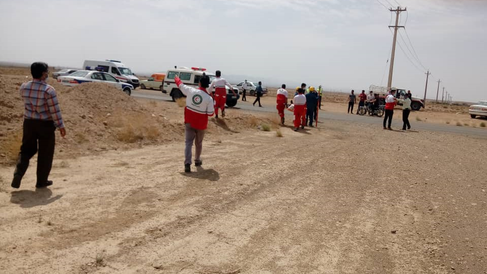 برگزاری مانور نجات در حوادث جاده ای در شهرستان خاتم
